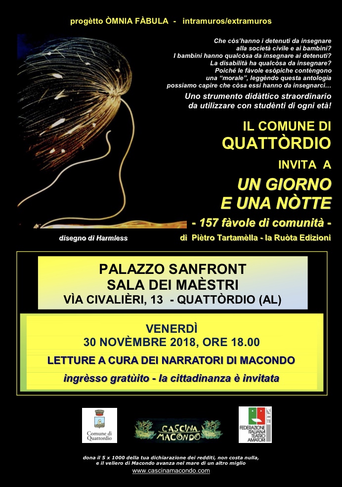 Presentazione libro "Un giorno e una notte - 157 favole di comunità"