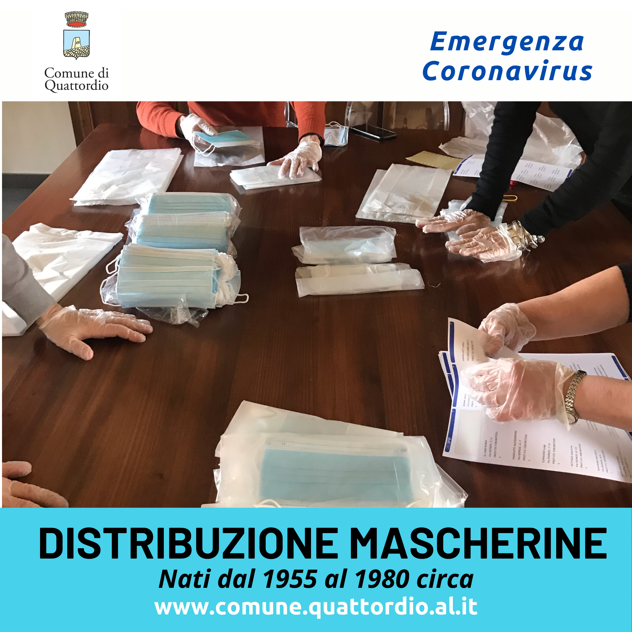 Coronavirus: in distribuzione altre 600 mascherine
