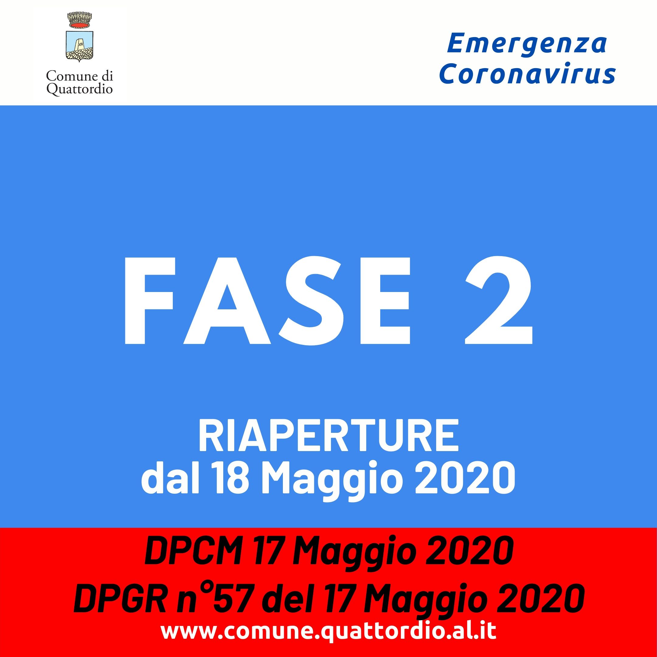 Coronavirus:  DPCM e DPGR del 17 maggio 2020 | NUOVE RIAPERTURE