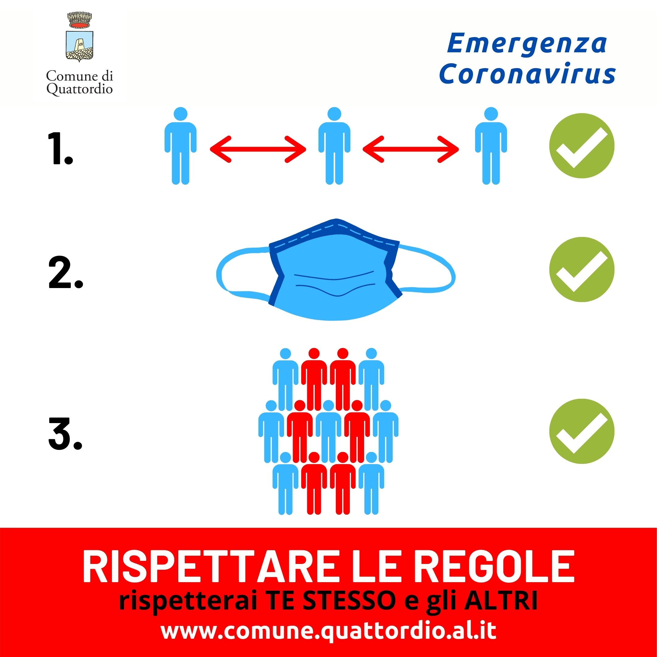 Coronavirus: rispettare le norme