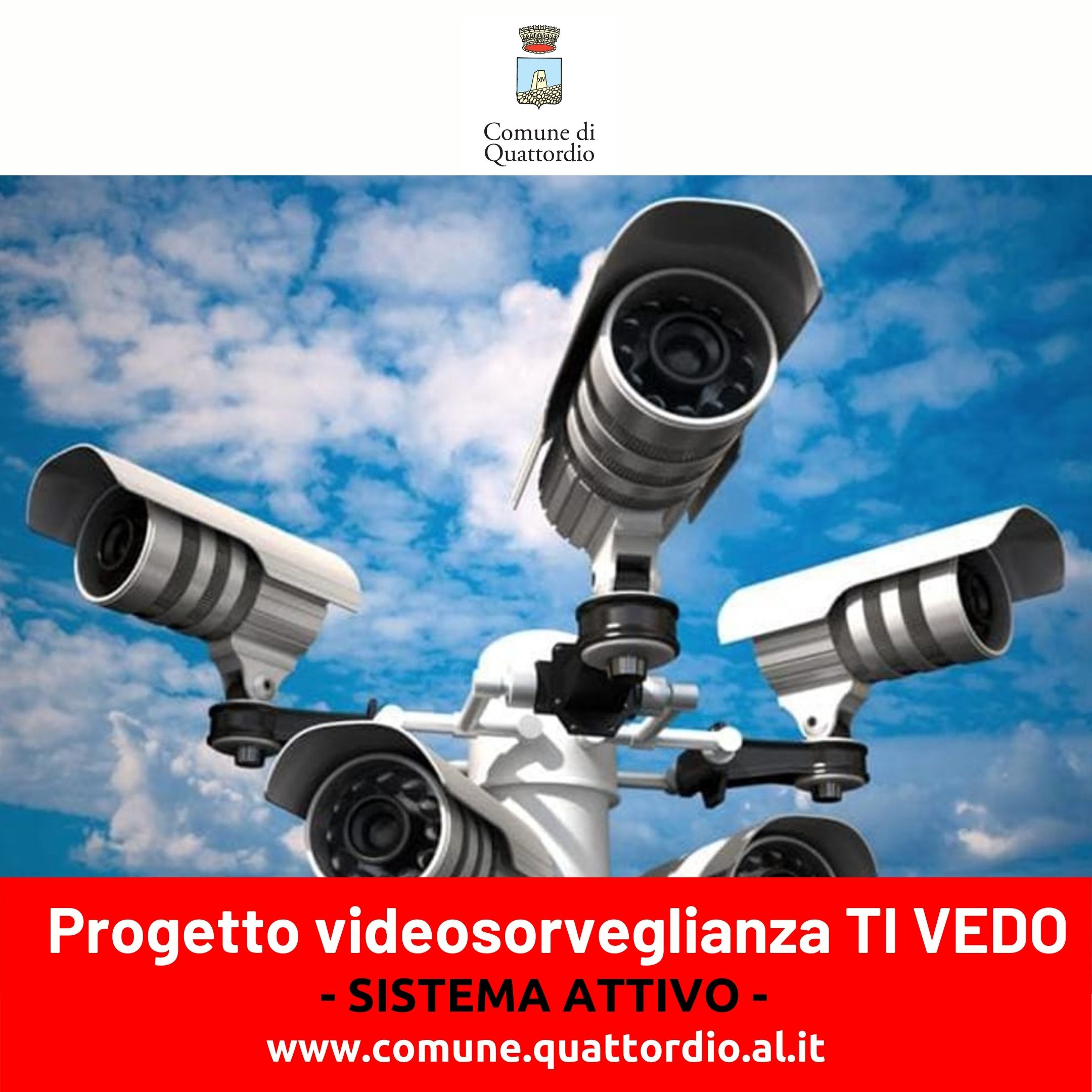 Sistema di VIDEOSORVEGLIANZA integrato "TI VEDO" in FUNZIONE.