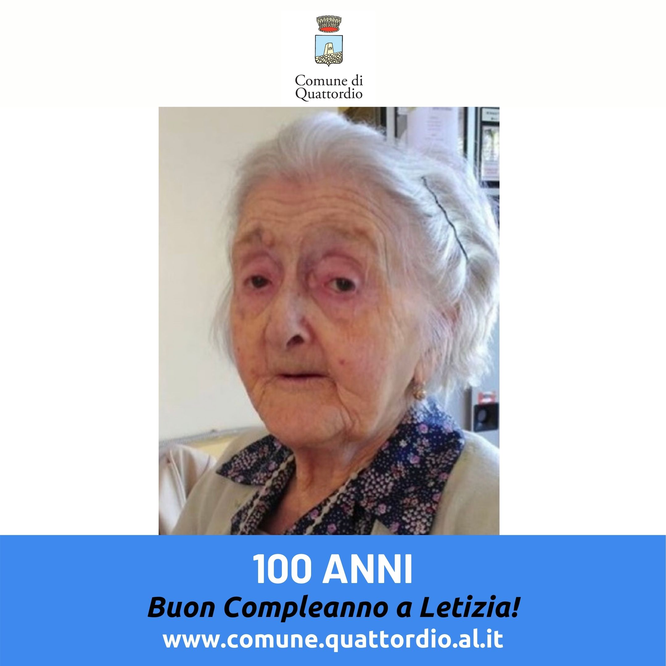 Buon Compleanno a Letizia: 100 ANNI