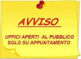 Chiusura al pubblico Uffici Comunali